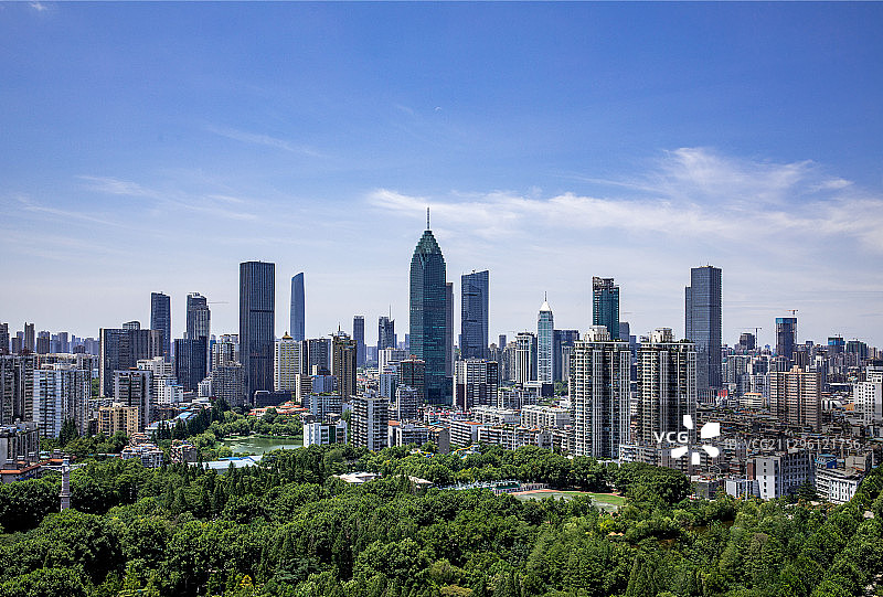 武汉江汉区西北湖金融街风云图片素材