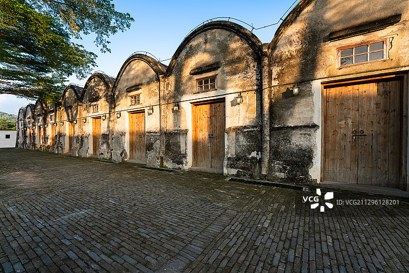 中国广东深圳大鹏所城古代粮仓图片素材