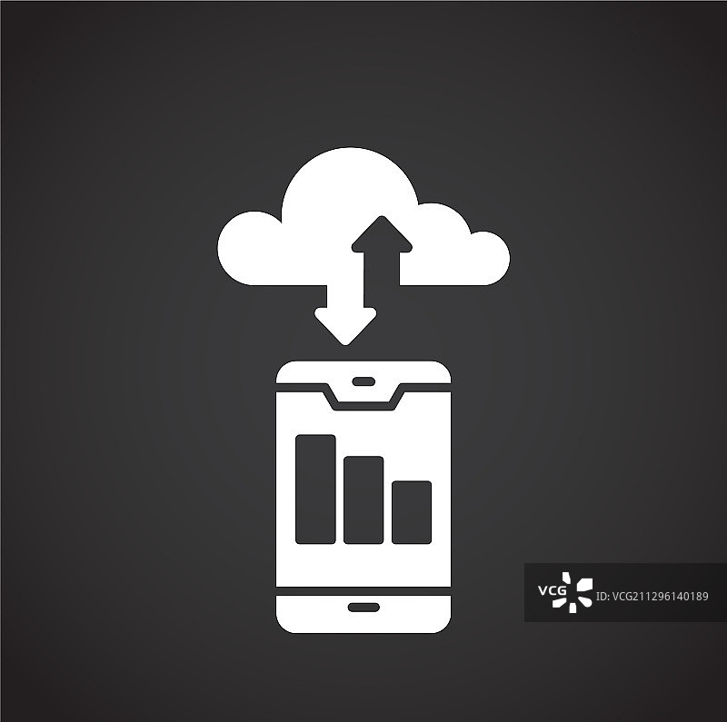 大数据分析图标图形背景图片素材