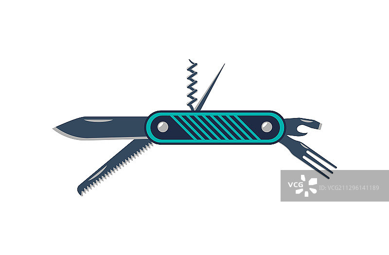 游客折叠刀独立图标图片素材