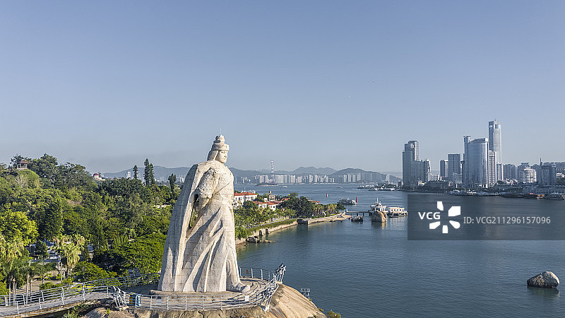 福建厦门郑成功雕像图片素材