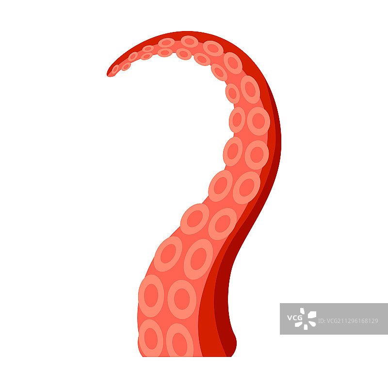 孤立卡通章鱼图标图片素材