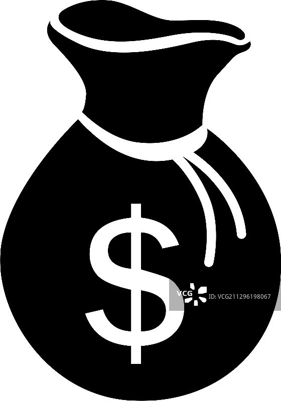 装金币的袋子图标图片素材