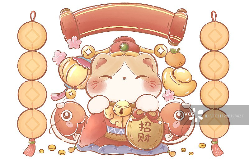 财神喵图片素材