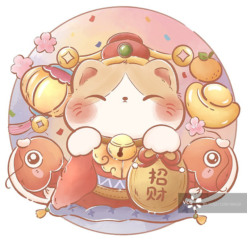 财神喵图片素材