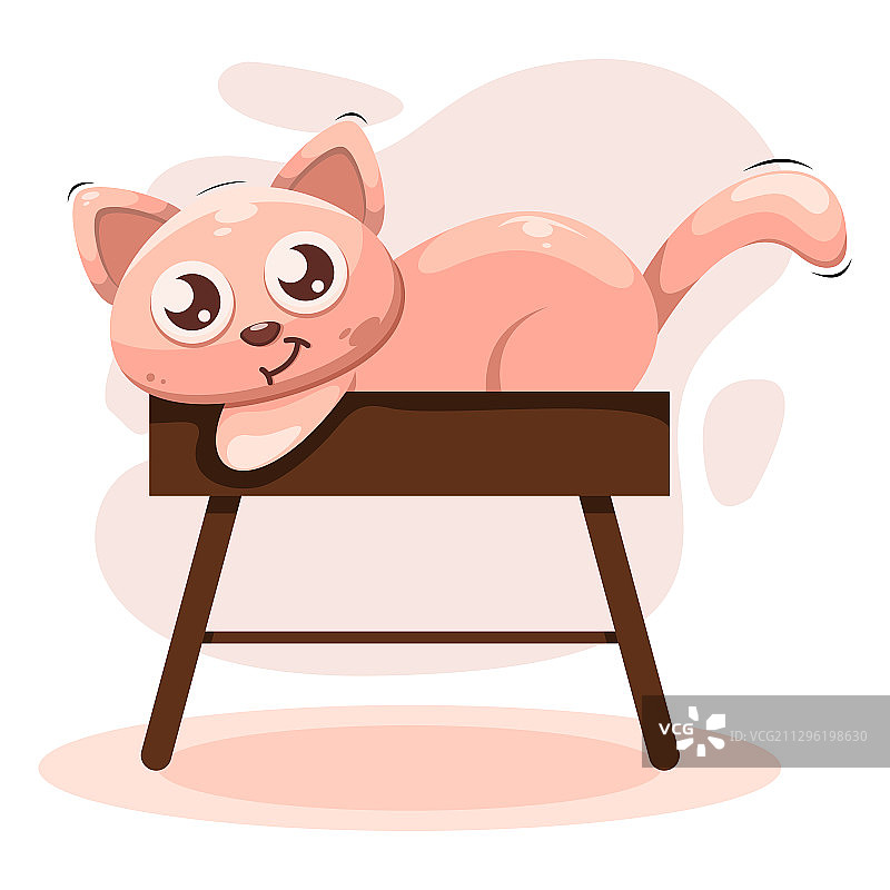 可爱猫咪吉祥物卡通图片素材