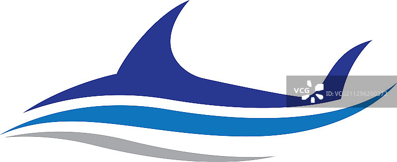 鲨鱼符号图标图片素材