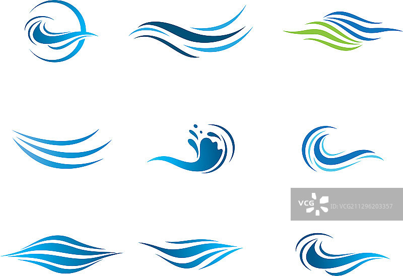 波符号图标图片素材