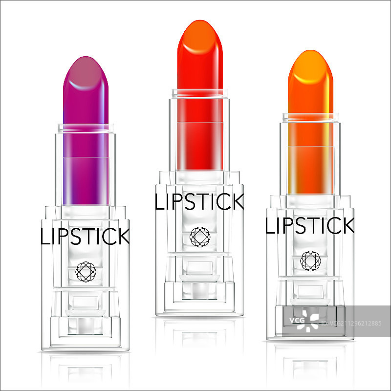 透明口红包装图片素材