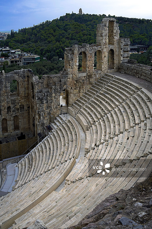 Athens 希腊雅典  阿迪库斯剧场图片素材