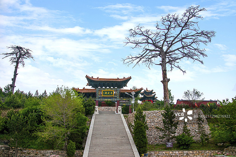 北岳恒山真武庙牌坊图片素材