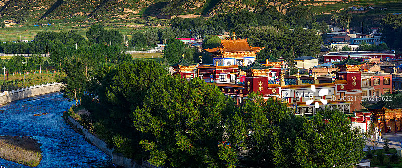 甘南夏河拉卜楞寺图片素材