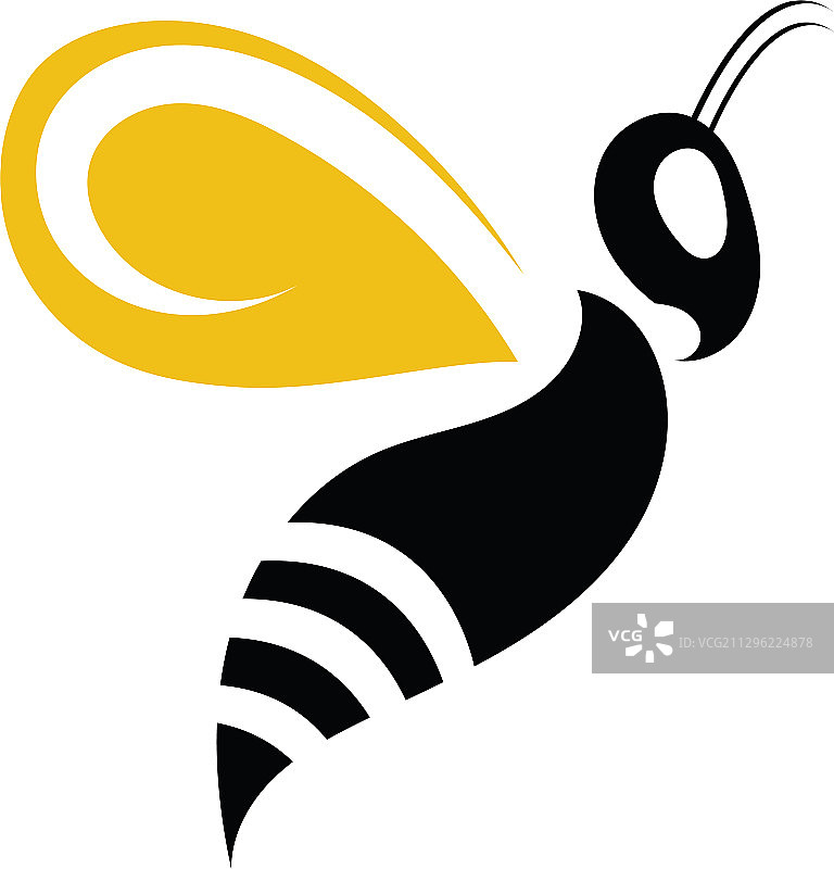 自然蜜蜂蜂蜜logo图片素材