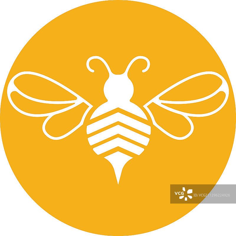 自然蜜蜂蜂蜜logo图片素材
