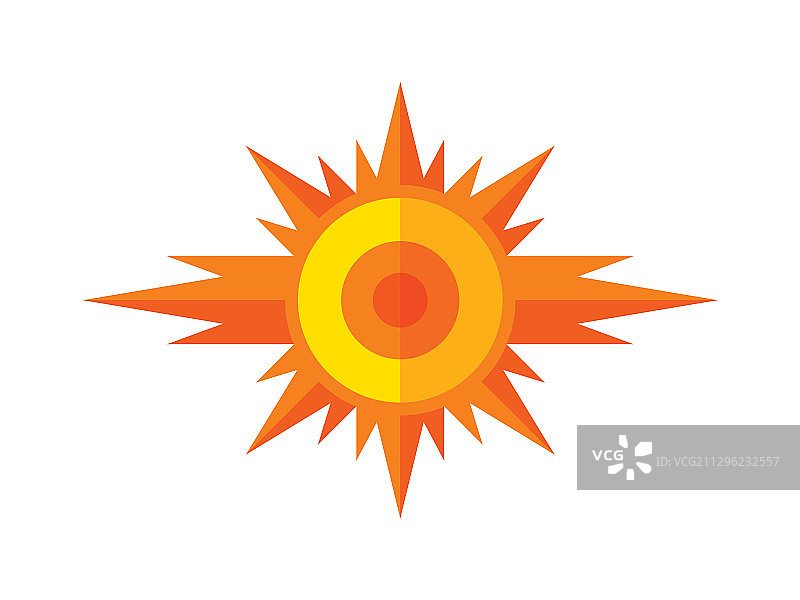 太阳标志设计概念图片素材
