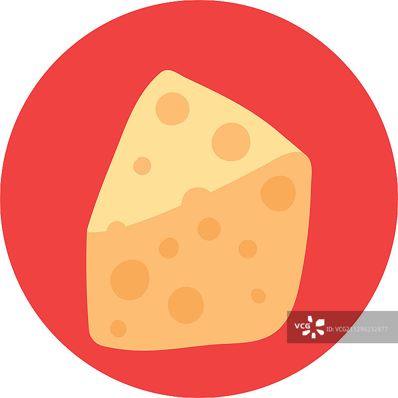 美味的奶酪手绘风格图片素材