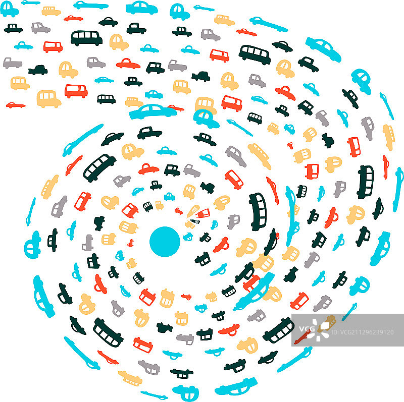 城市交通拥堵景象图片素材