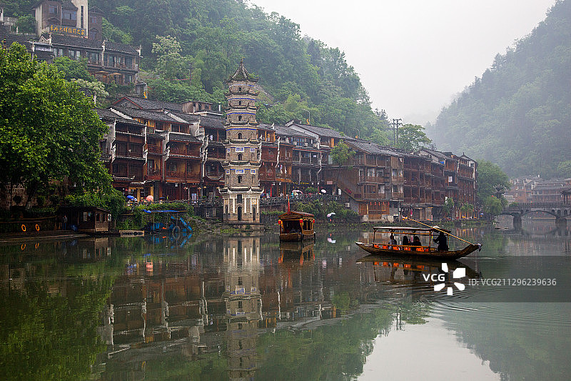 中国湖南凤凰古城图片素材