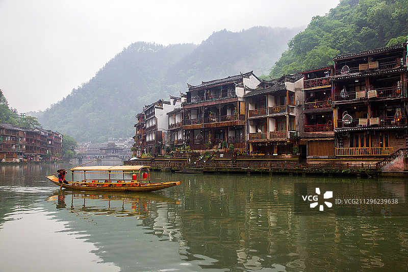 中国湖南凤凰古城图片素材