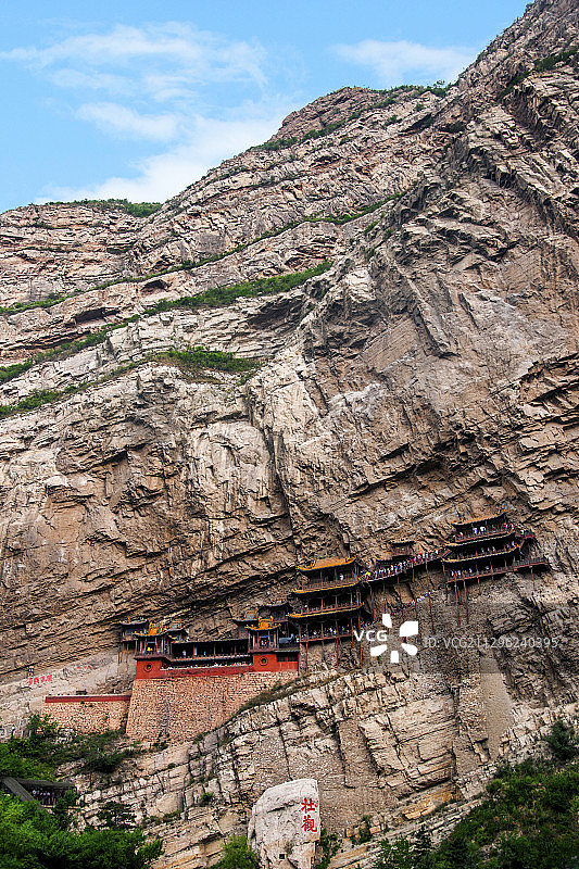 北岳恒山悬空寺图片素材