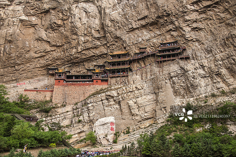 北岳恒山悬空寺图片素材