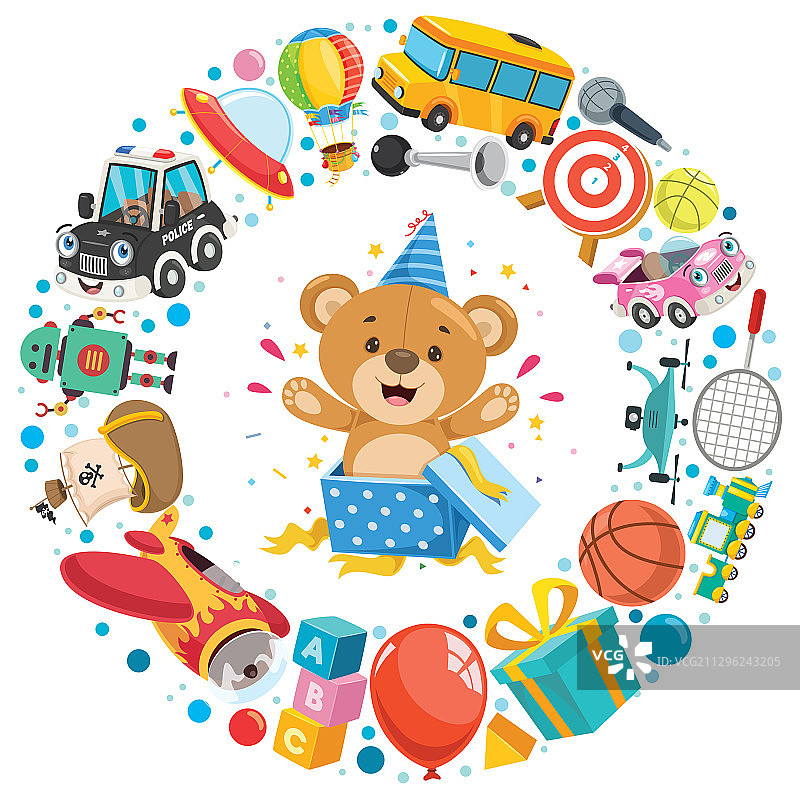 各种儿童玩具图片素材