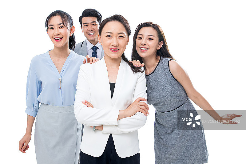 快乐的商务团队图片素材