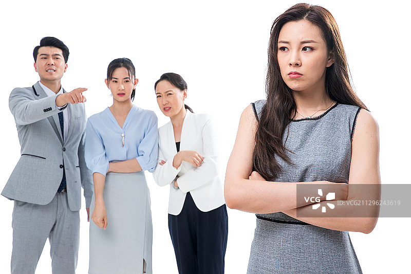 商务团队发生矛盾图片素材