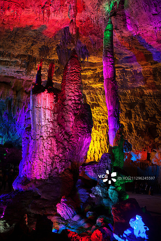 云南昆明九乡溶洞图片素材