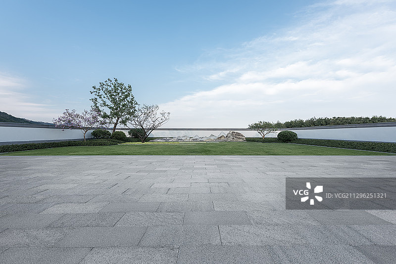 中式庭院园林图片素材