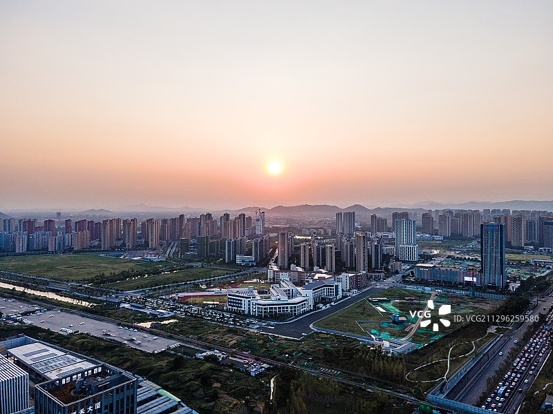 航拍浙江交通职业技术学院图片素材