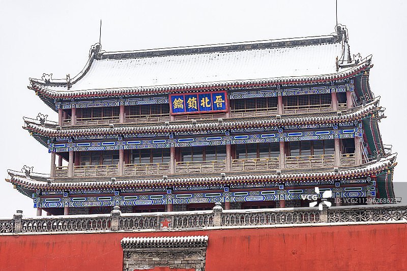 山西忻州拱辰门图片素材