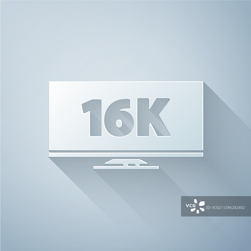 剪纸风格16K超高清电视图片素材