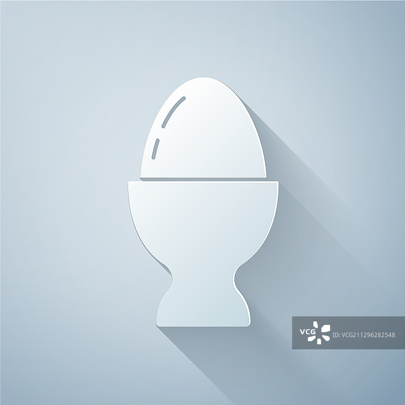 剪纸复活节彩蛋展示架图标图片素材