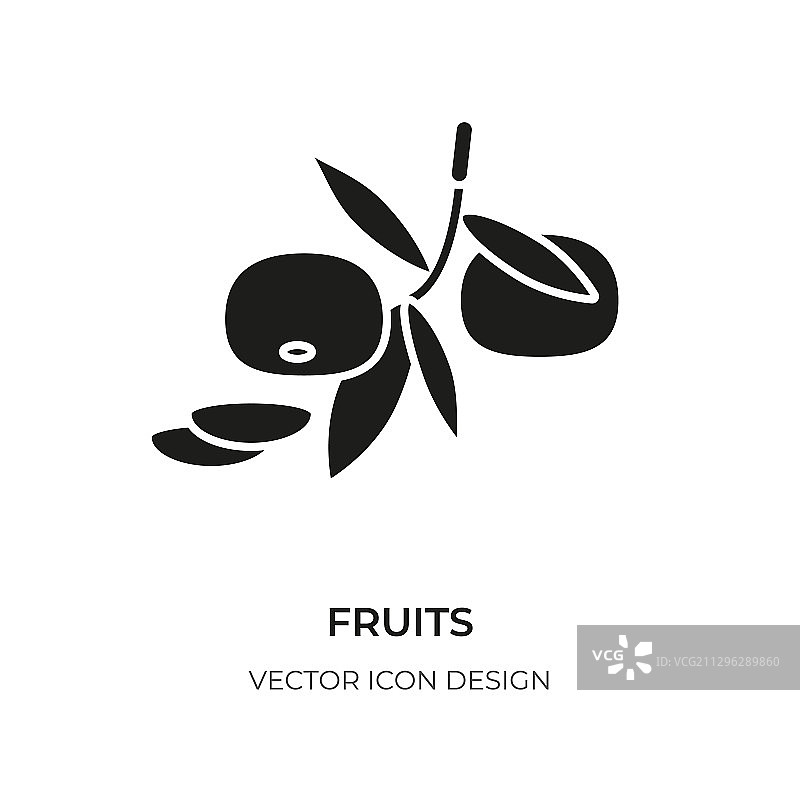 水果符号图标柑橘橘子片图片素材
