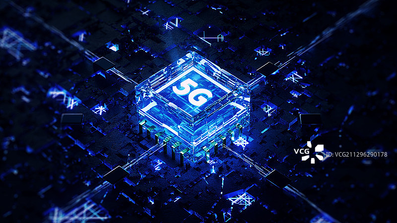 C4D科技芯片图片素材