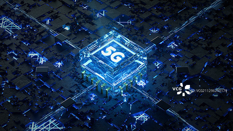 C4D科技芯片图片素材