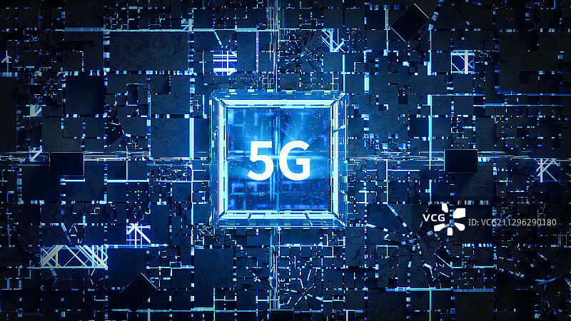 C4D科技芯片图片素材