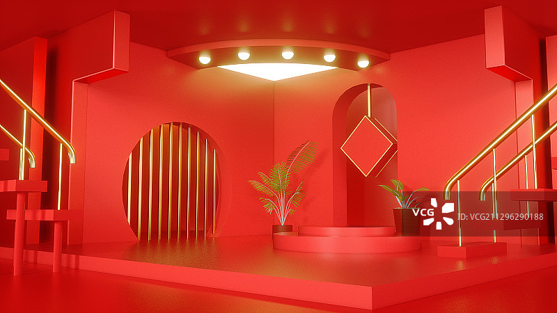 C4D电商空间图片素材