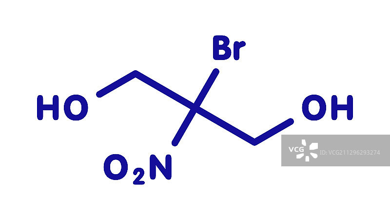 Bronopol防腐剂分子图片素材