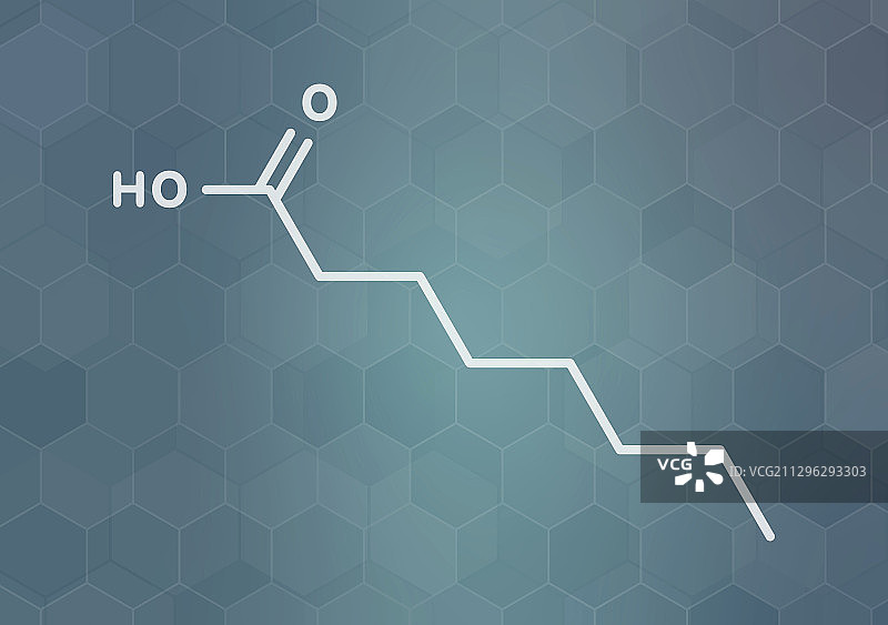 辛酸分子图片素材