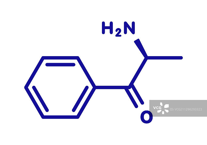 卡西酮卡塔刺激物分子图片素材