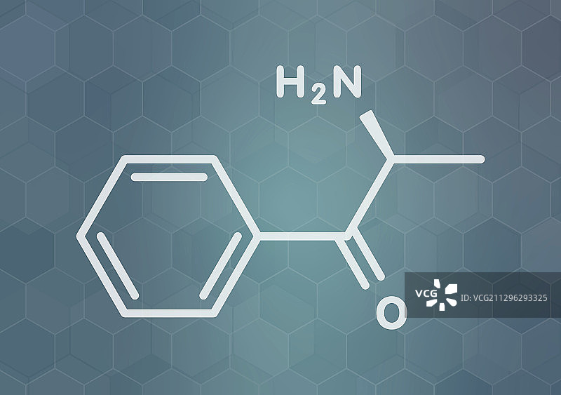 卡西酮卡塔刺激物分子图片素材
