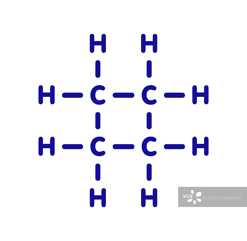 环丁烷环烷烃分子图片素材