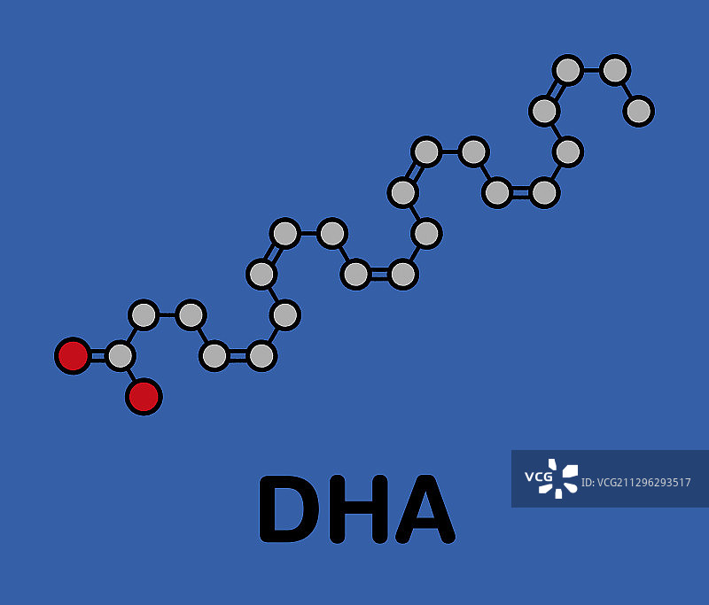 二十二碳六烯酸分子图片素材