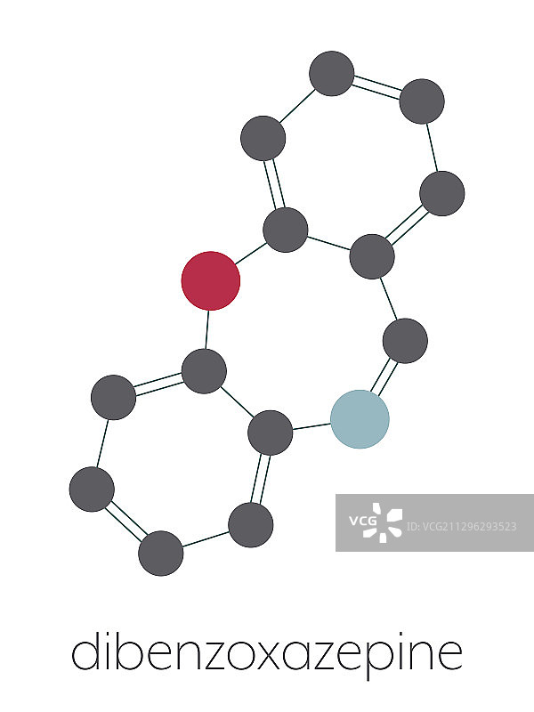 二苯并氮杂卓催泪瓦斯分子图片素材