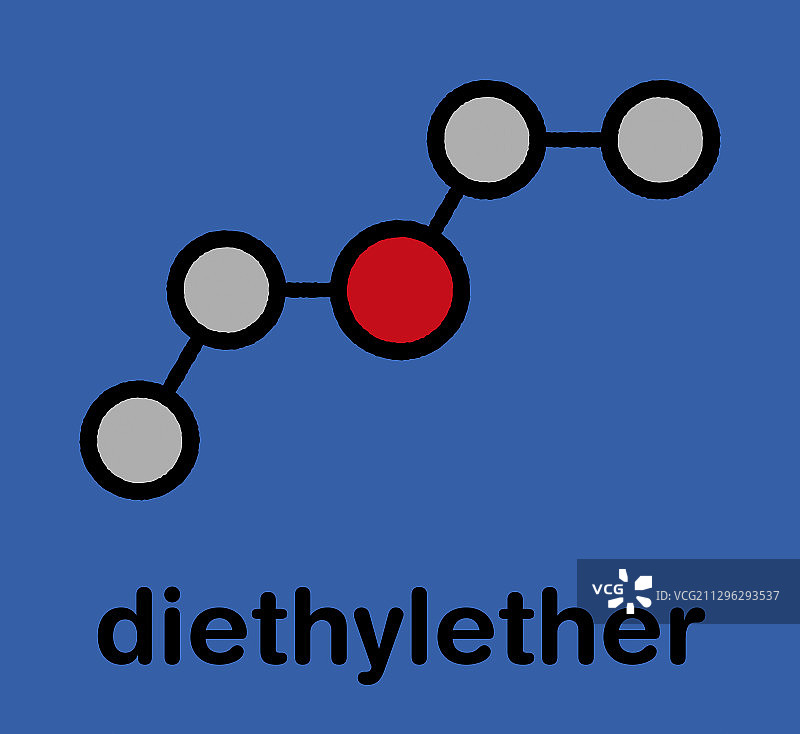 乙醚溶剂分子图片素材