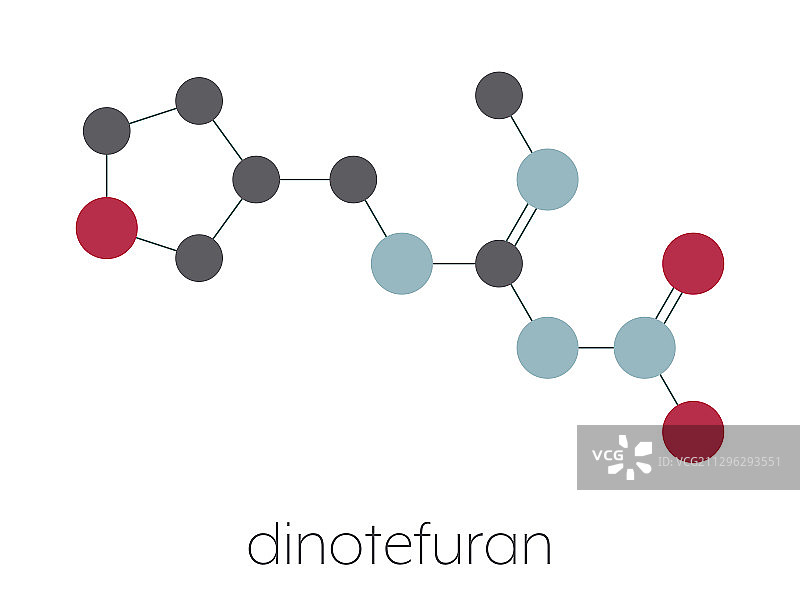 呋虫胺杀虫剂分子图片素材