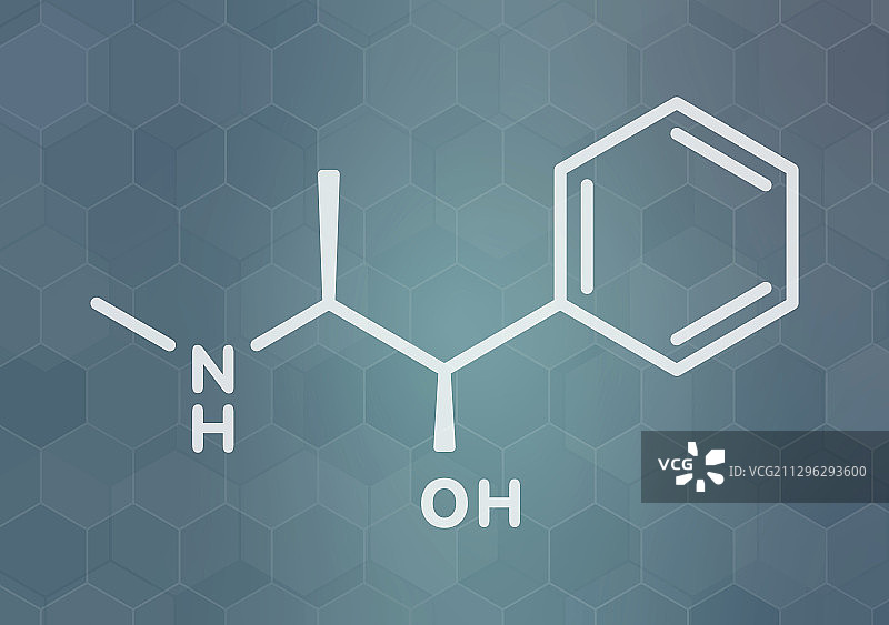麻黄碱兴奋剂药物分子图片素材