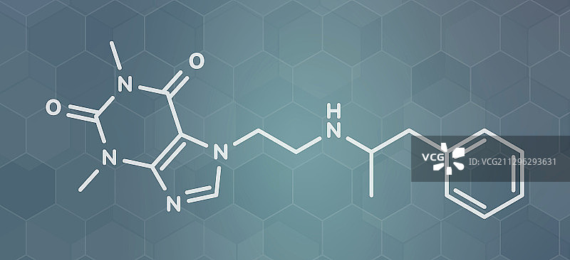 芬乃他林兴奋剂药物分子图片素材